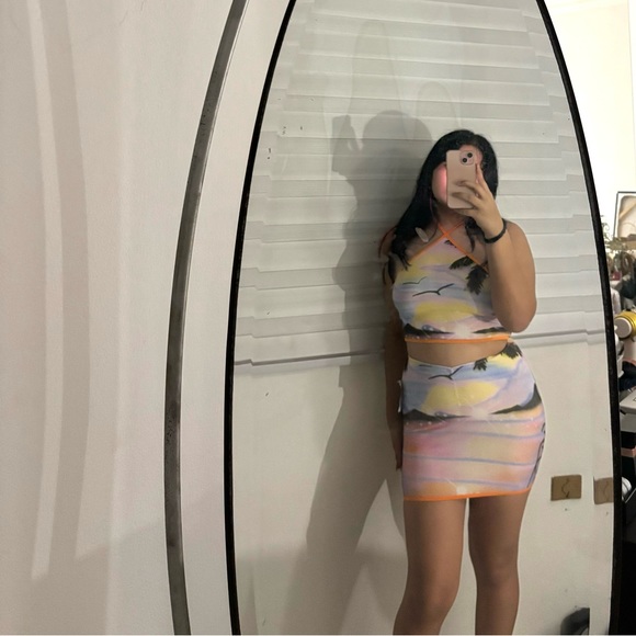 top & skirt summer set | forever 21 - Picture 1 of 8